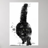BLACK MAINE COON CAT - POSTER (Voorkant)