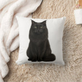 Black Maine Coon Pillow Kussen (Deken)