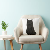 Black Maine Coon Pillow Kussen (Stoel)