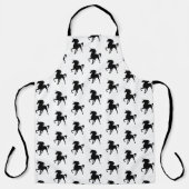 Black Majestic Magical Unicorn Schort (Voorkant)