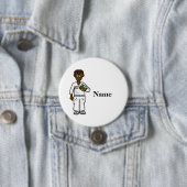 Black Male Nurse Button (In situ)