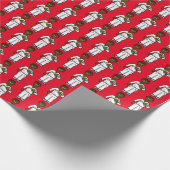 Black Male Nurse Gift Wrap Cadeaupapier (Hoek)