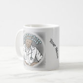 Black Male Physician Assistant Koffiemok (Voorkant links)