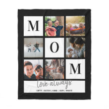 Black Mam Colorblock Foto Collage Persoonlijk Fl