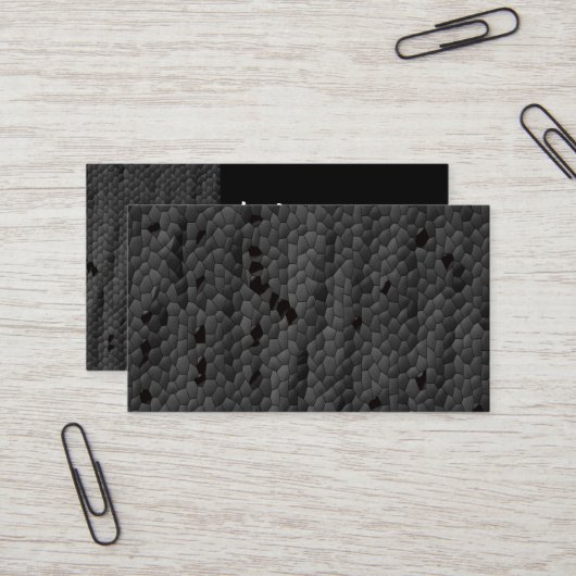 Black Mamba in illustratie,Art Prints, Visitekaartje (Voorkant / Achterkant in situ)