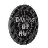 Black Man Cave Citaat Dartbord (Voorkant Links)