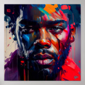 Black man’s challenge poster (Voorkant)