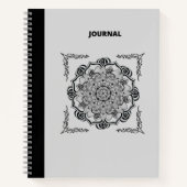 BLACK MANDALA JOURNAL NOTITIEBOEK (Voorkant)