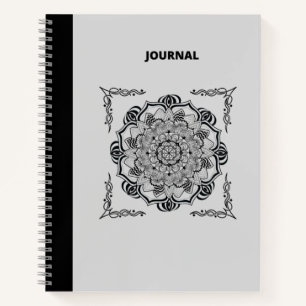 BLACK MANDALA JOURNAL NOTITIEBOEK