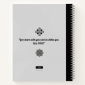 BLACK MANDALA JOURNAL NOTITIEBOEK (Achterkant)