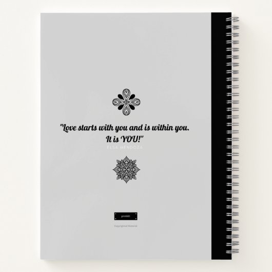 BLACK MANDALA JOURNAL NOTITIEBOEK (Achterkant)