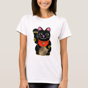 Black Maneki Neko T-shirt