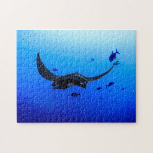 Black Manta Sting Ray Foto Puzzle Legpuzzel