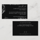 Black Marble 2 Details Enclosure Card Informatiekaartje (Voorkant / Achterkant)