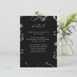 Black Marble 2 LG Details Enclosure Card Informatiekaartje