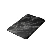 Black Marble Bath Mat (Gekanteld)