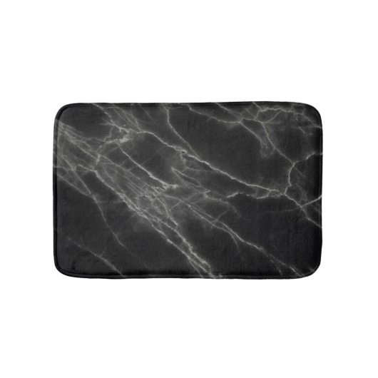 Black Marble Bath Mat (Voorkant)