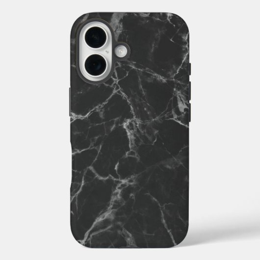 Black Marble Case-Mate iPhone Case (Achterkant)