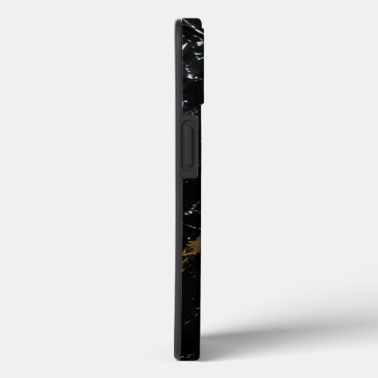 Black Marble Elite Case-Mate iPhone Case (Achterkant / Rechts)