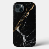 Black Marble Elite Case-Mate iPhone Case (Achterkant)