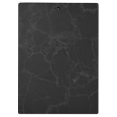 Black Marble Finish Clipboard Stylish and Durable Klembord (Achterkant)