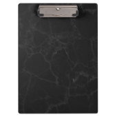 Black Marble Finish Clipboard Stylish and Durable Klembord (Voorkant)
