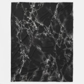 Black Marble Fleece Blanket (Voorkant)