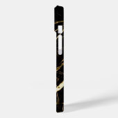black marble gold hoesje voor iphone 14 (Achterkant / Links)