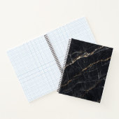 Black Marble Gold Notebook Notitieboek (Binnen)