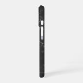 Black Marble iPhone 16 Hoesje (Linkerkant)
