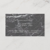 Black Marble | Kom Ingrediënten Visitekaartje (Achterkant)