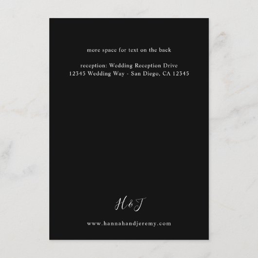 Black Marble LG Details Enclosure Kaart (Achterkant)