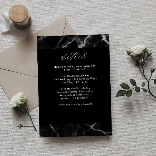 Black Marble LG Details Enclosure Kaart