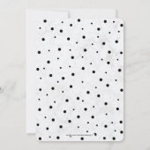 Black & Marble | Moderne Verrassingsverjaardagsfee Kaart (Achterkant)