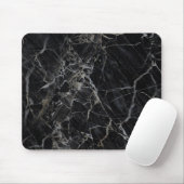 Black Marble Mousepad Muismat (Met muis)