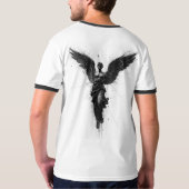 Black Marble Nike Statue T-Shirt (Achterkant volledig)