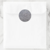 Black Marble Round Sticker (Tas)