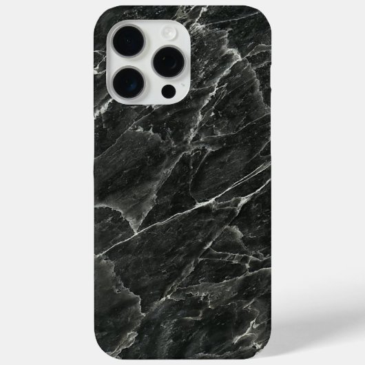 Black Marble Slab Case-Mate iPhone Case (Achterkant)