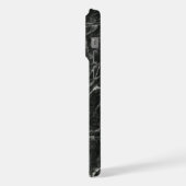 Black Marble Slab iPhone Hoesje (Linkerkant)