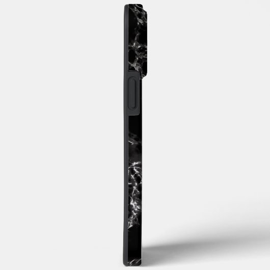 Black Marble Stone - Elegant Case-Mate iPhone Case (Achterkant / Rechts)