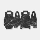Black Marble Stone Kijk Bedankdoosjes (Uitgevouwen)