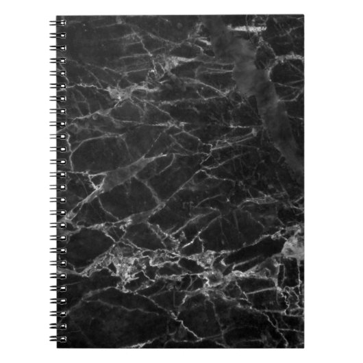 Black Marble Stone Kijk Notitieboek (Voorkant)
