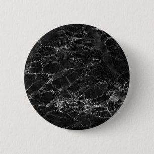 Black Marble Stone Kijk Ronde Button 5,7 Cm
