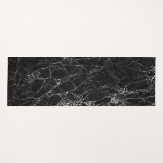 Black Marble Stone Kijk Yogamat (Voorkant (horizontaal))