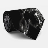 Black Marble Stone Stropdas (Opgerold)