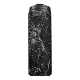 Black Marble Tumbler Thermosbeker
