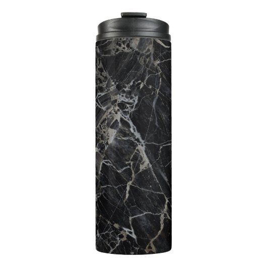 Black Marble Tumbler Thermosbeker (Voorkant)