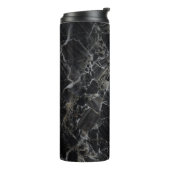 Black Marble Tumbler Thermosbeker (Gedraaid links)