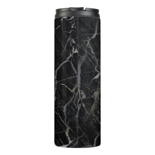 Black Marble Tumbler Thermosbeker (Achterkant)