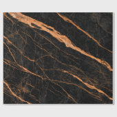 black marble with golden veins, emperador marble n cadeaupapier (Vlak)